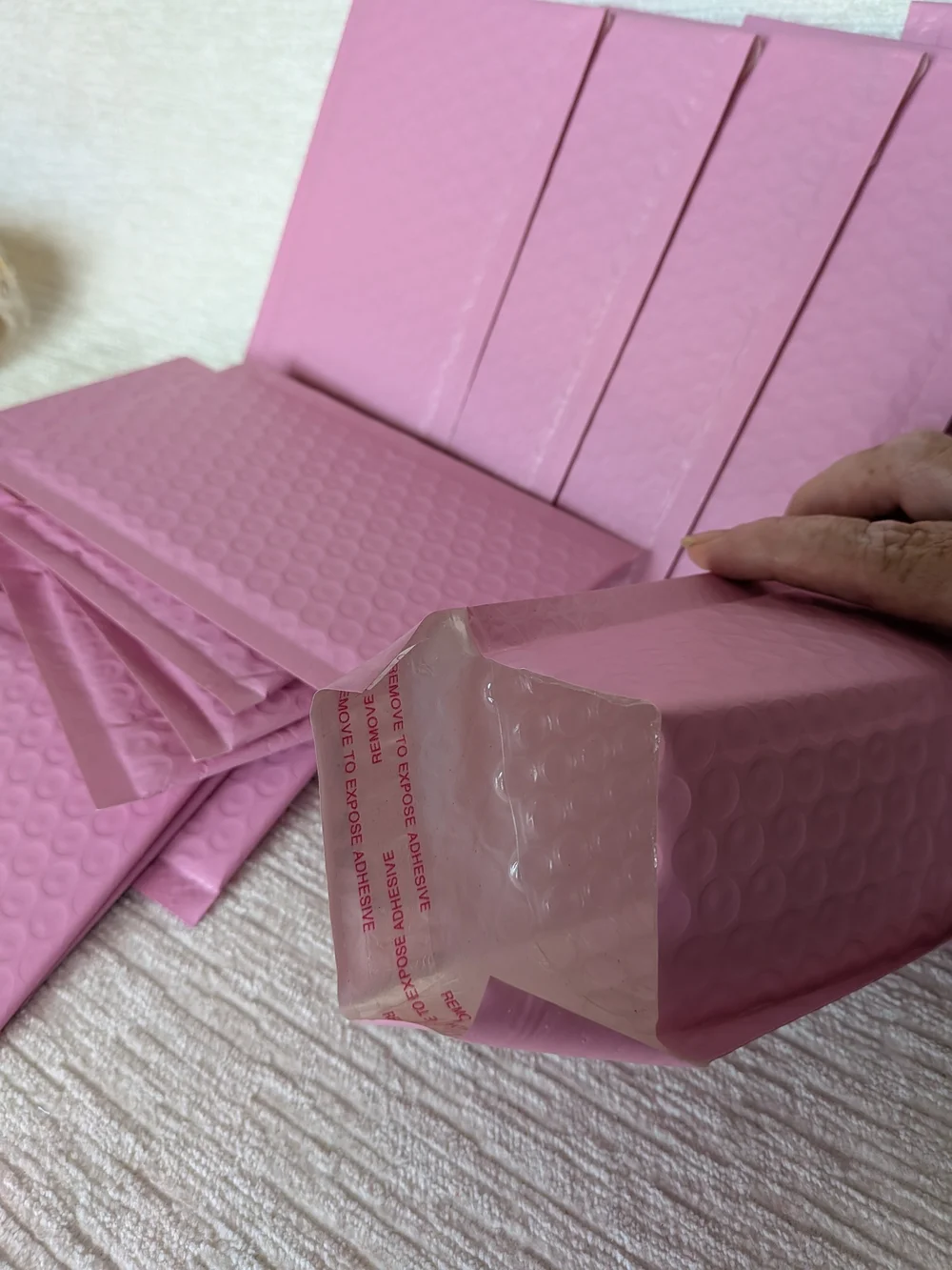 Pink Lilac Bubble Mailers 20 Pk-5